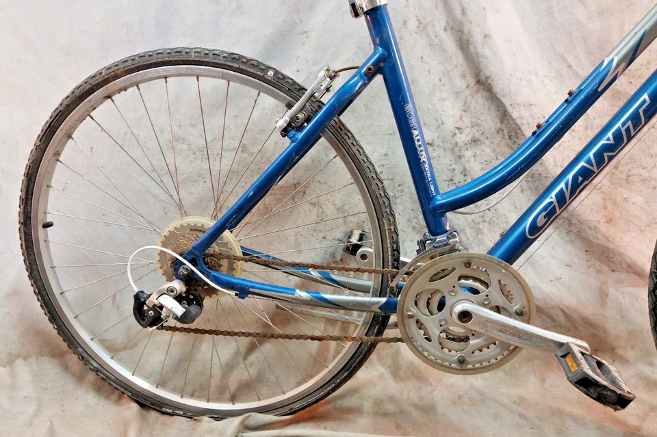 Bicicleta híbrida Giant Cypress Comfort 2010 19" grande rígida StepThru aluminio café Foto 3 de 4