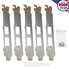 5x Long Brackets for Mellanox CX314A -BCCT -BCBT MCX354A -FCBT -QCBT MHQH29B-XTR
