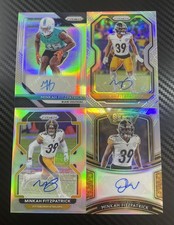 Minkah Fitzpatrick Rookie RC Auto: 2018 - 2021 NFL Card Lot (Dolphins/Steelers)