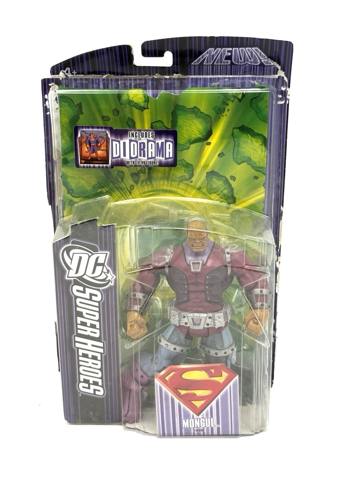 MATTEL DC SUPERHEROES SUPERMAN S3 MONGUL ACTION FIGURE IN BOX B4