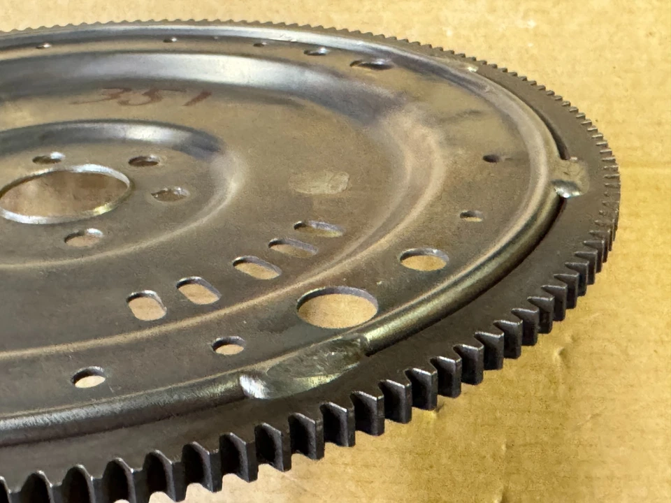 福特 351W 温莎自动 AOD 硬板飞轮 V8 164 牙 28 盎司原始设备制造商 F250 — 第 3/4 张图片