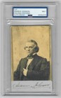 ANDREW JOHNSON * PSA NM 7* Autograph Cut FULL Signature CDV Photo SIGNED — photo 1
