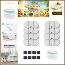 Replacement Filters Cat Water Fountain 8 Pack Pre-Filter Sponges 4 Month Supply