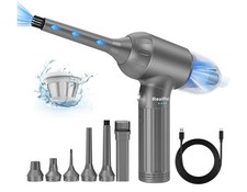 Realplus 4in1 Compressed Air Duster, Vacuum Cleaner And Pump 12000pa 7500mAh