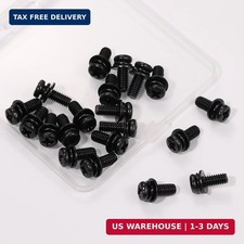 20 PCS Vesa Screws, VESA Compatible M4x10mm TV/Monitor Wall Mount Screws for 75x