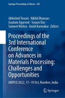 Abhishek Tewari (U. A.) | Proceedings Of The 3Rd International Conference On...