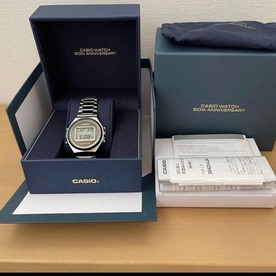 Casio 50th Anniversary Casiotron Watch Quartz TRN-50SS-2AJR Japan