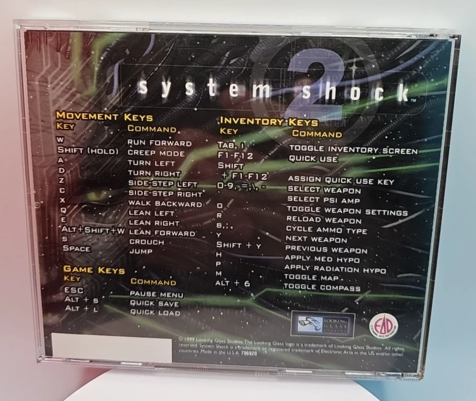 System Shock 2 (PC, CD ROM, 1999, Looking Glass Studios) Jewel Case - Image 2 of 4