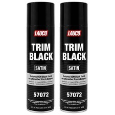 Trim Black Satin 13 Oz. Automotive Aerosol Spray Paint Can Exterior Trim- 57072