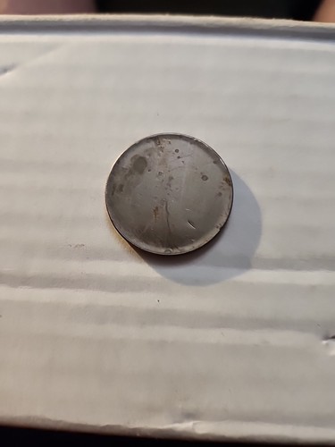 Kennedy Half Dollar RARE! Blank Planchet MINT ERROR 50c Coin - Picture 2 of 2