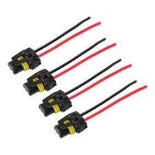 9005 9006 HB3 HB4 Car Bulb Socket, Vehicle Female Adapter Wiring Harness 4PCS