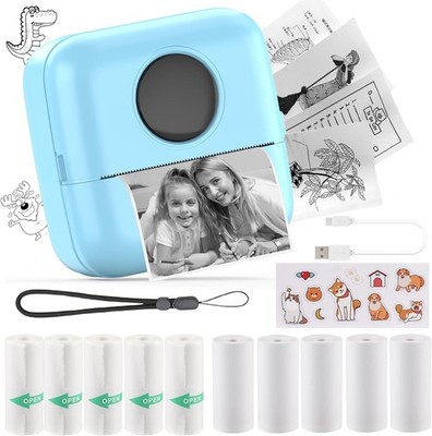 Mini Thermodrucker Tasche Bluetooth Handy Fotos Etiketten Druckmaschine