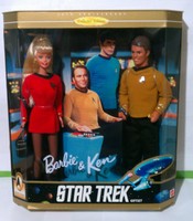 Mattel Barbie & Ken Star Trek Gift Set 30th Anniversary Collector Edition 1996 Mattel Barbie & Ken Star Trek Gift Set 30th Anniversary Collector Edition 1996