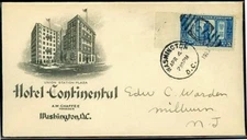 1925 Scott # 619 5¢ Lexington-Concord Worden FDC
