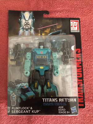 Transformers Titans Return Autobot Kup + Headmaster Flintlock deluxe class