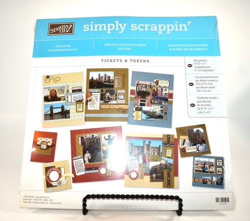 KIT "BIGLIETTI E GETTONI " SIMPLY SCRAPPIN PROGETTATO PER SCRAPBOOKING 12 X 12 - Foto 2 di 9
