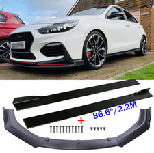 Spoilerschwert Frontspoiler Lippe Seitenschweller Sideskirts für Hyundai I30N