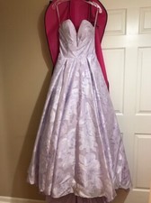 Mori Lee Floral Printed Organza Prom Dress