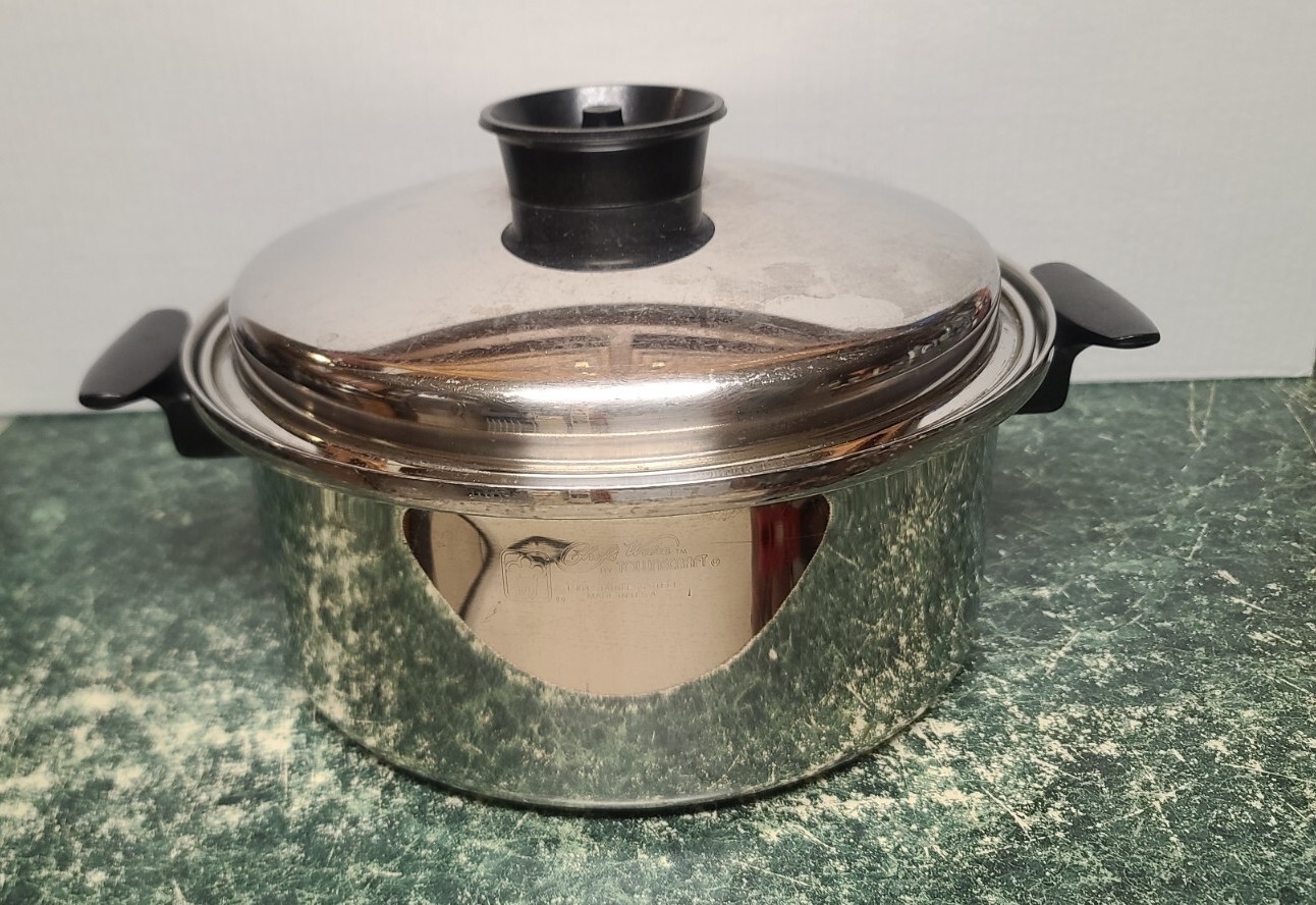Townecraft Chef's Ware 6.5 Qt Stockpot T304 Stainless Dutch Oven With Lid eBay