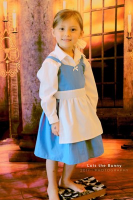 belle blue dress kids