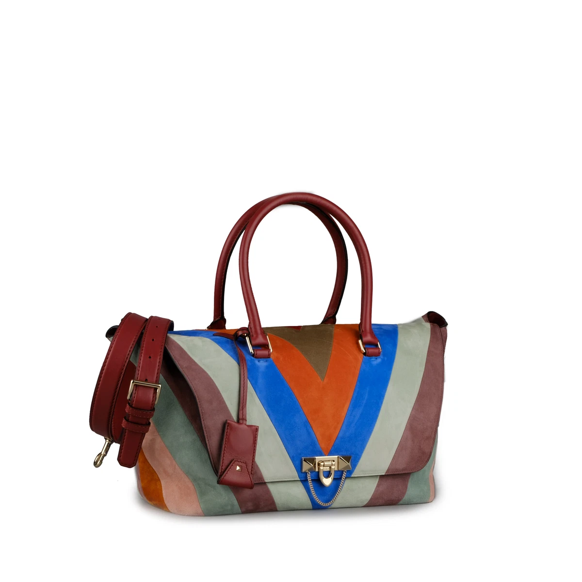 Valentino chevron best sale bag