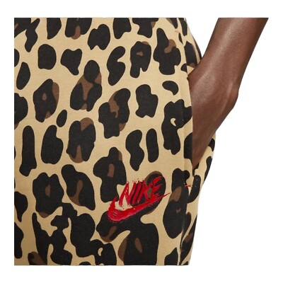Animal Print Jogging Leopard Homme Cropped Leopard-Print Dégradé