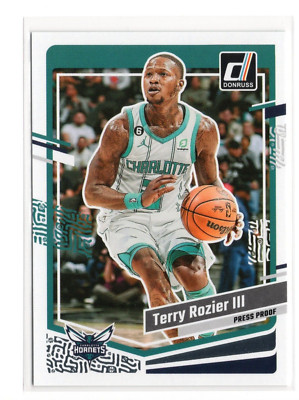 2023-24 Donruss Terry Rozier III #120 Press Proof Charlotte Hornets
