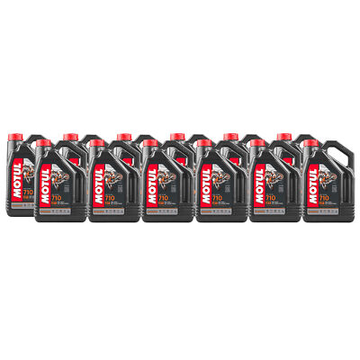 Motul 710 2T 100% synthetic 2-Stroke Ester Core 48L Engine Motor Oil 12 x 4L