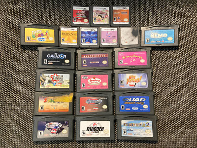 Gameboy Lot Of DS/Lite/DSi GBA Games (14 GBA DS)