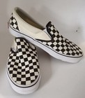 Vans Checkerboard Black/Off White Slip On Shoes Men’s Size 8.5 Women’s 10 — photo 5