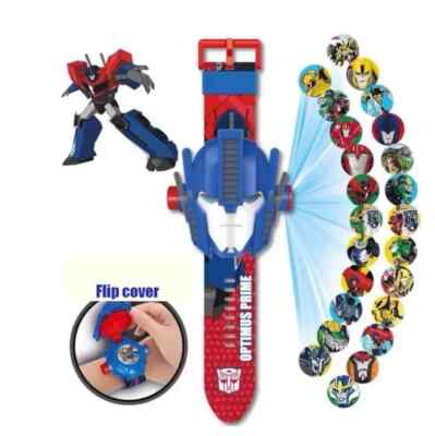 New Transformers Optimus Prime Child Boy Girl  Woman  Child Wrist Watch