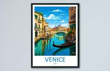 Venice Travel Print Wall Art Venice Italy Wall Hanging Home Decoration Venice Gi