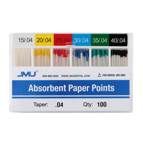 JMU Dental Absorbent Paper Points .02/.04/.06 Taper #F1-F3 Assorted - Picture 14 of 16