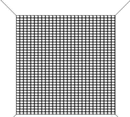 Vevor Outdoor Playground Climbing Cargo Net 14.8 ft x 14.8 ft 500lbs Weight Cap