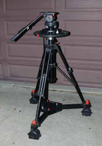 Sachtler Video 25 Plus with Pedestal and Combi Dolly