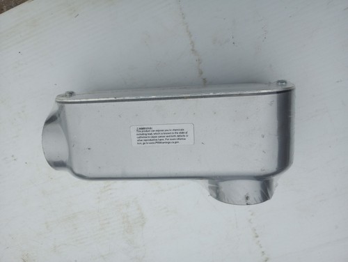 2" PIPE ELECTRICAL LB CONDUIT BODY ELBOW THREADED METAL 90 DEGREE - Picture 3 of 5