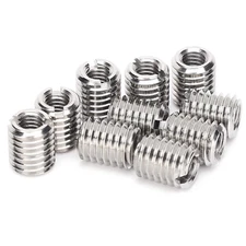 10Pcs Insert Nut Reducing Repairing, M6X1.0 Female and M10X1.5 Male Thread Inser