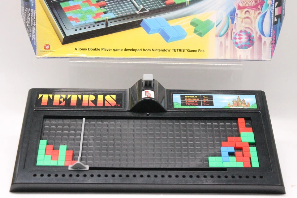 Tetris - Vintage Strategie Spielzeug Spiel Tomy | Nintendo 1991 mit OVP - Bild 3 von 4