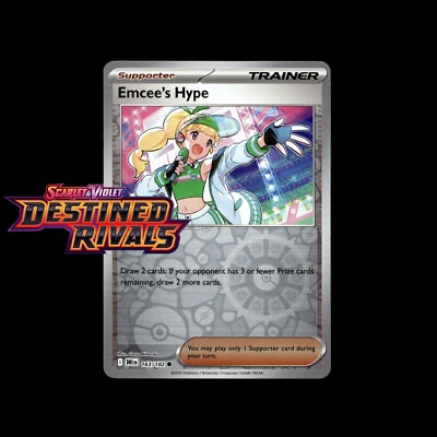 Pokemon Cards! Destined Rivals Holo/Reverse Holo EX Ultra Rare SIR Full Art Card