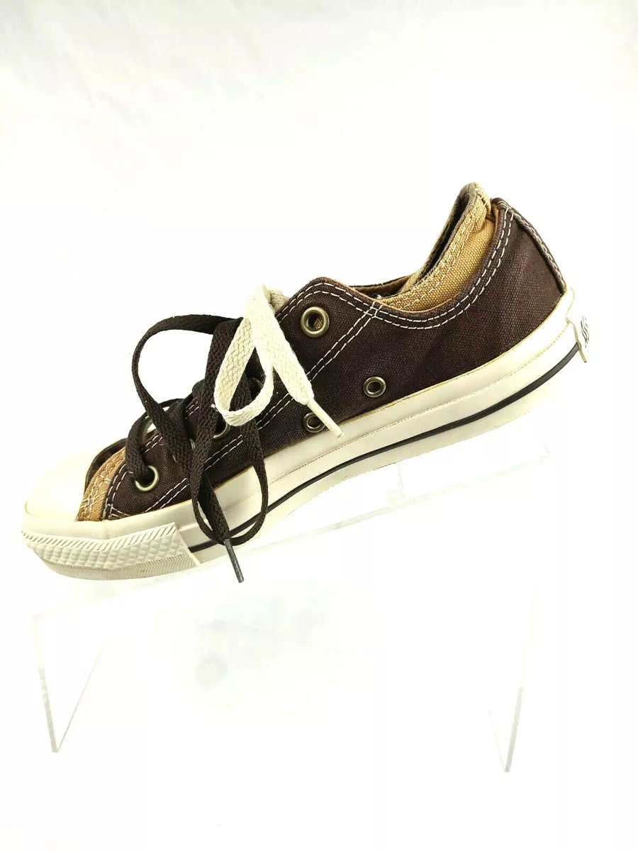 Converse All Star Ox Brown Duck Leather Low Shoes 118992 Men's 5.5 Women's  7.5