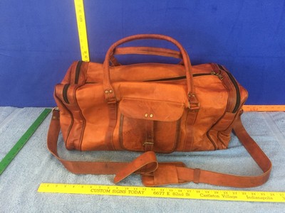 komal's passion leather duffle bolsa