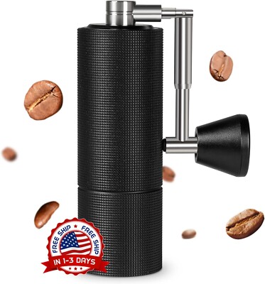 Molinillo de café manual,Molinillo de café en grano de mano de acero inoxidable.