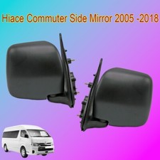 1 Pair Side View Mirror Assemblies Fits For Toyota Hiace Commuter Van 2005-2018