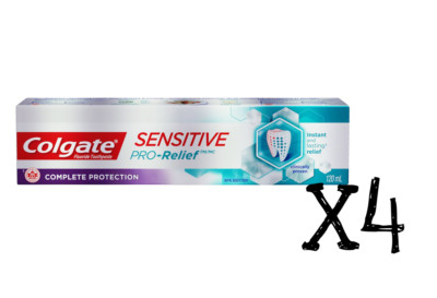 Colgate Sensitive Pro-Relief Enamel Repair Complete Protection120mlx4 Toothpaste