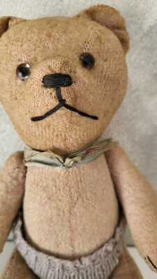 ANTIGUO OSITO DE PELUCHE DE MOHAIR AÑOS 20/30