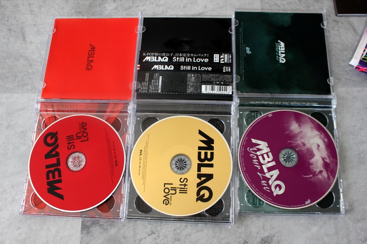 SET x13 MBLAQ Japan Korea CD Baby U your Luv MONA LISA Style 3D NO