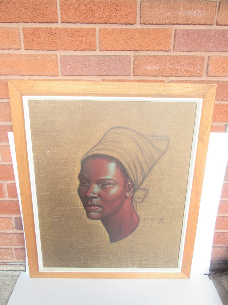 Vintage 1950s Vladimir Tretchikoff Zulu Maiden Print | eBay