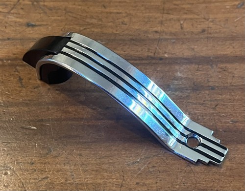 NOS Vtg Chrome Cabinet Door Pull Black Lines Handle Amerock, more available - Picture 3 of 6