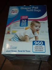 My Baby Diaper Refill Bags 32 Bags / 960 Diapers