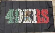 San Francisco 49ers Mexican 3x5 Ft Flag Banner NFL Fan Gift Present